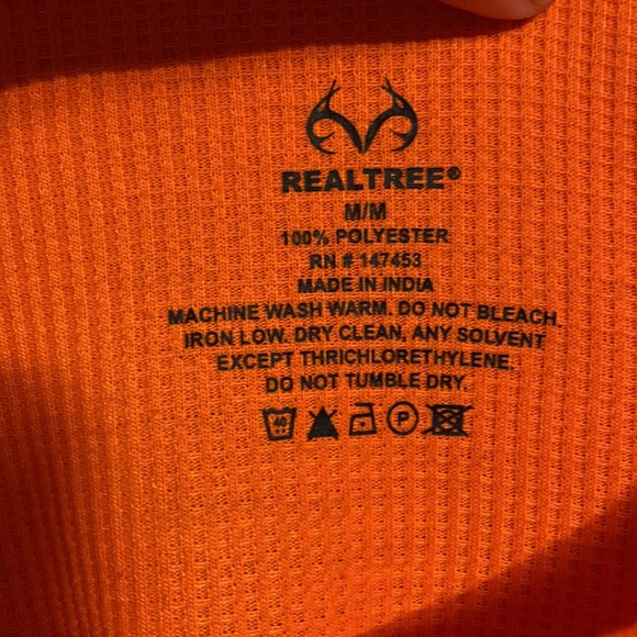 Realtree Neon Orange Long Sleeve Shirt - Picture 5 of 6